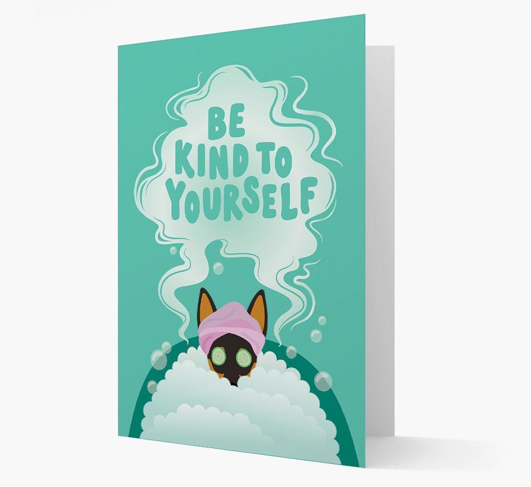Be Kind To Yourself: Personalized {breedFullName} Card