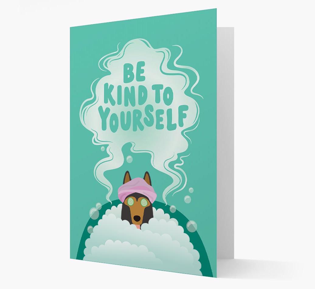 Be Kind To Yourself: Personalized {breedFullName} Card