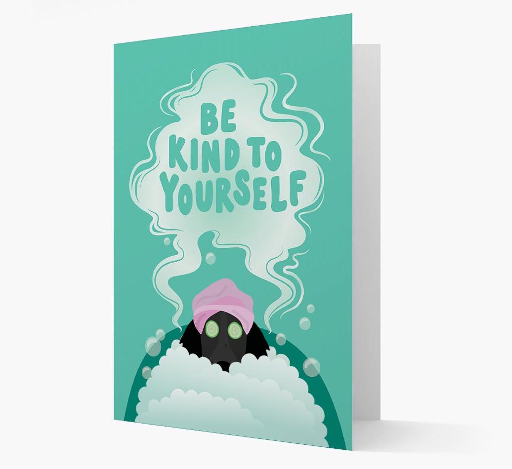 Be Kind To Yourself: Personalized {breedFullName} Card
