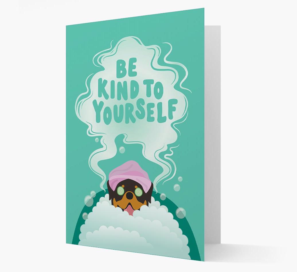 Be Kind To Yourself: Personalized {breedFullName} Card