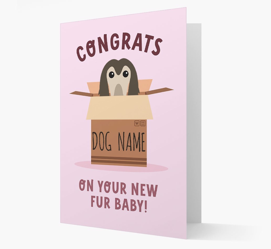 Congrats On Your New Fur Baby: Personalised {breedFullName} Card