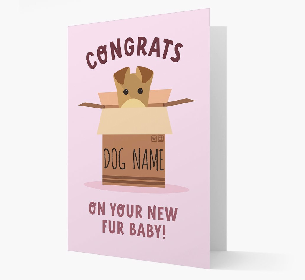 Congrats On Your New Fur Baby: Personalised {breedFullName} Card