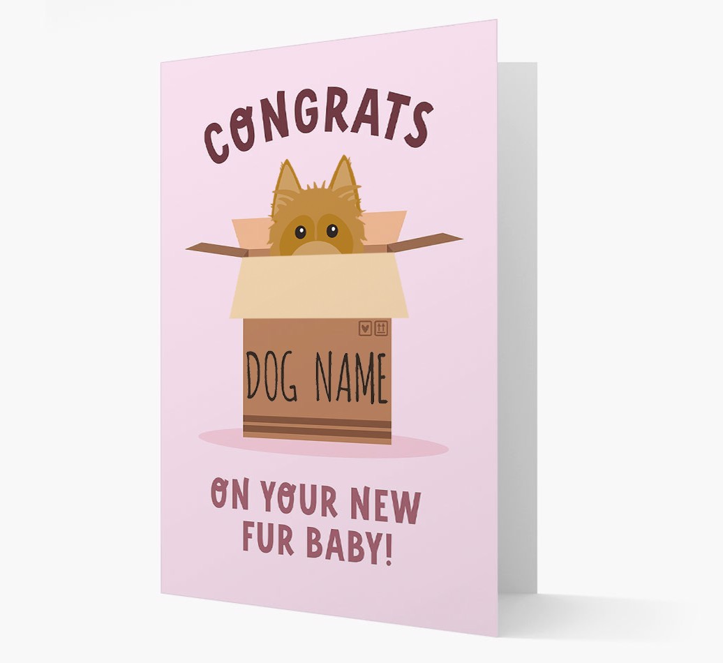 Congrats On Your New Fur Baby: Personalised {breedFullName} Card