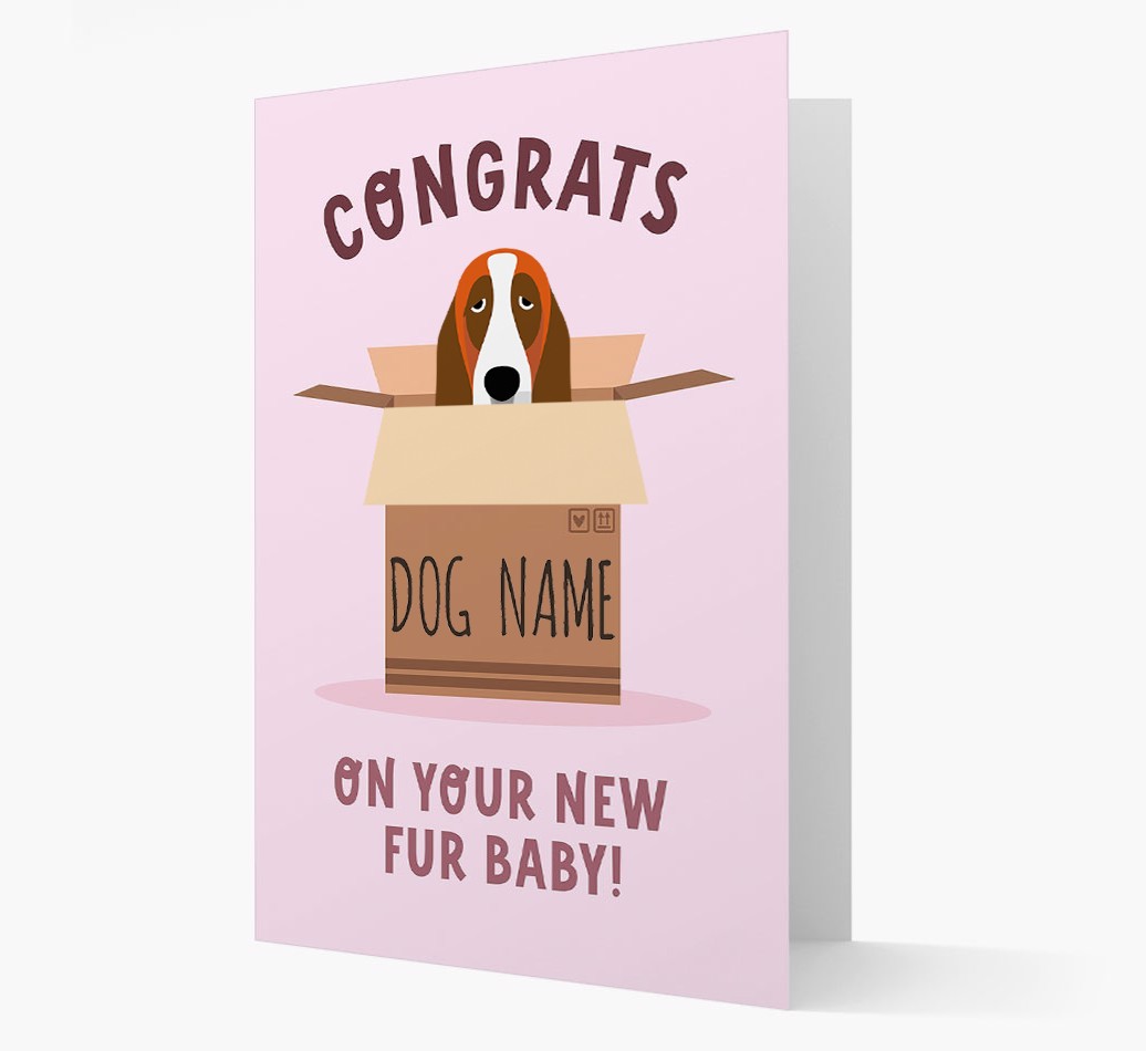 Congrats On Your New Fur Baby: Personalised {breedFullName} Card