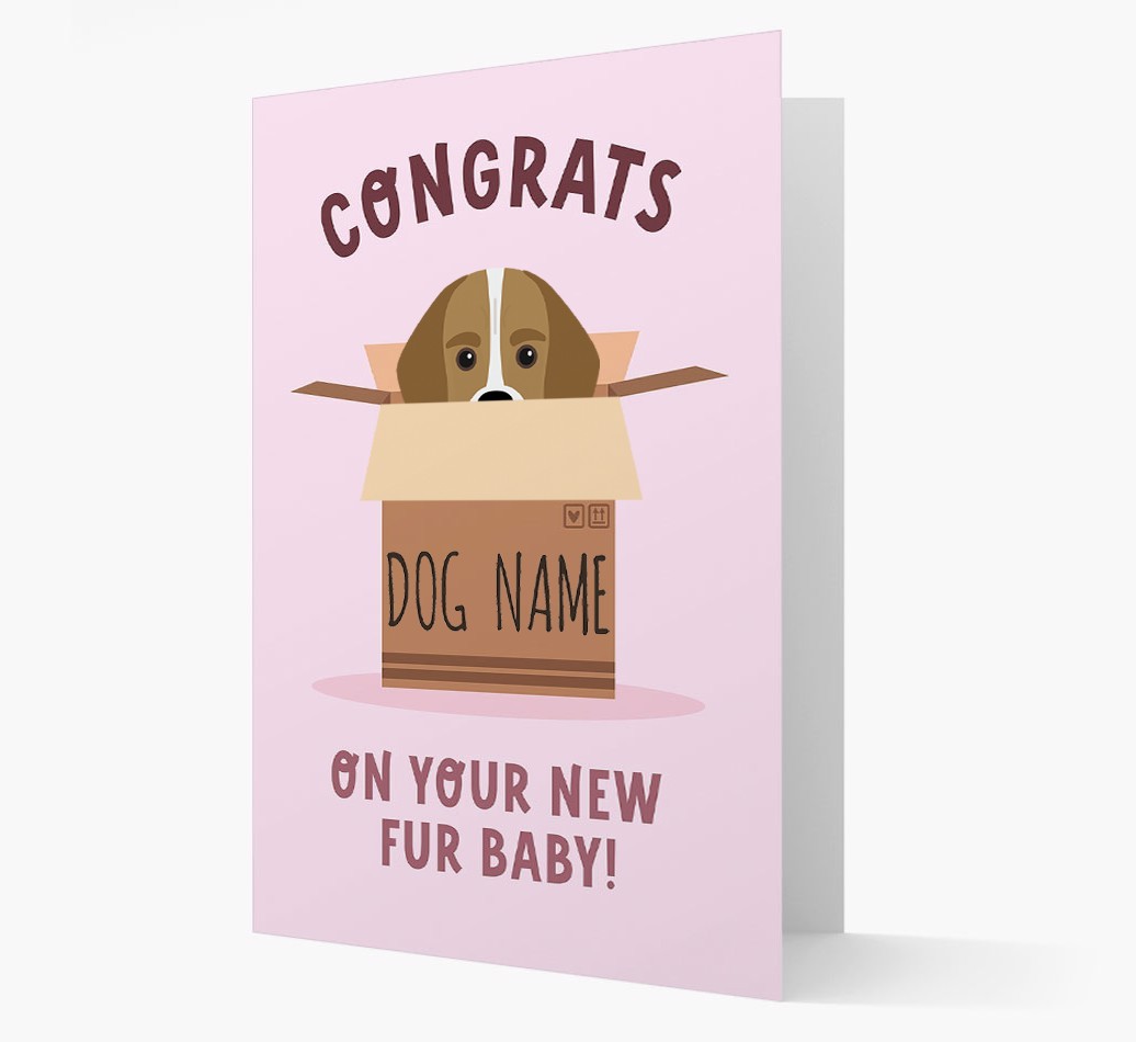 Congrats On Your New Fur Baby: Personalised {breedFullName} Card