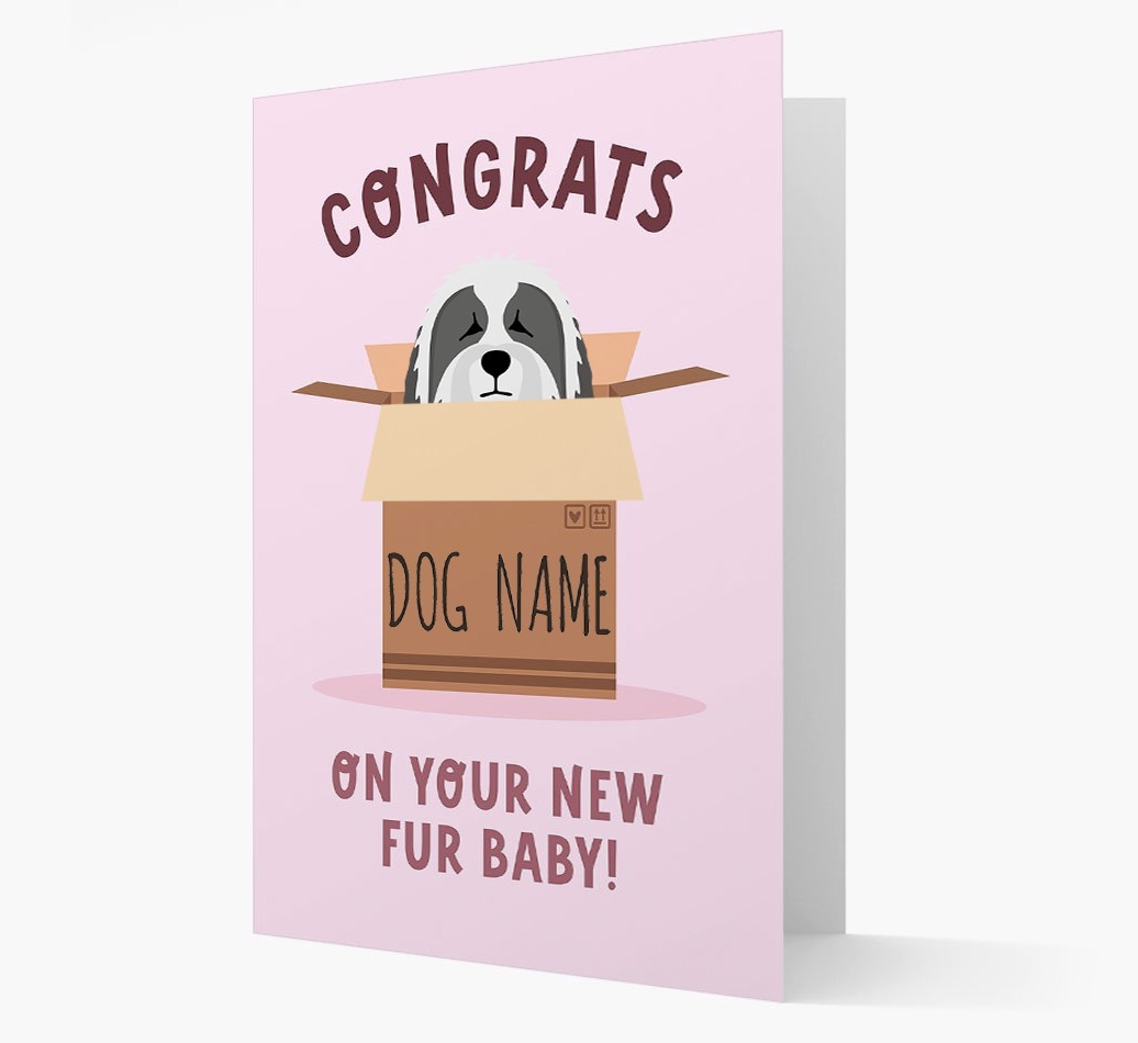 Congrats On Your New Fur Baby: Personalised {breedFullName} Card