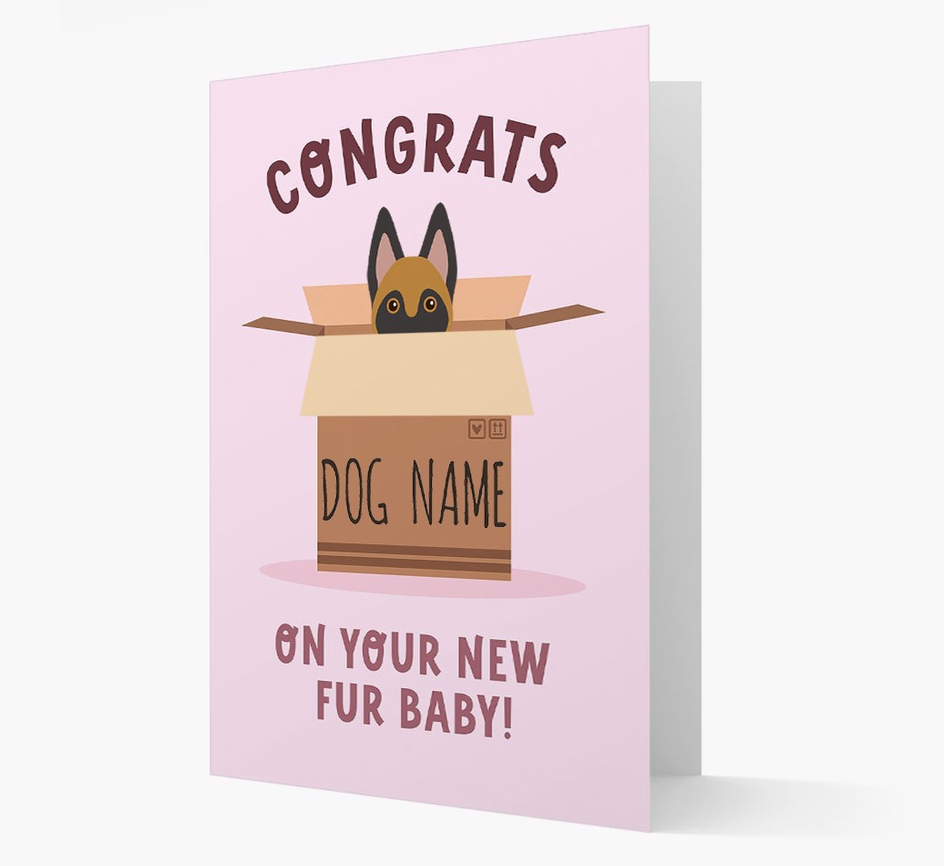 Congrats On Your New Fur Baby: Personalised {breedFullName} Card