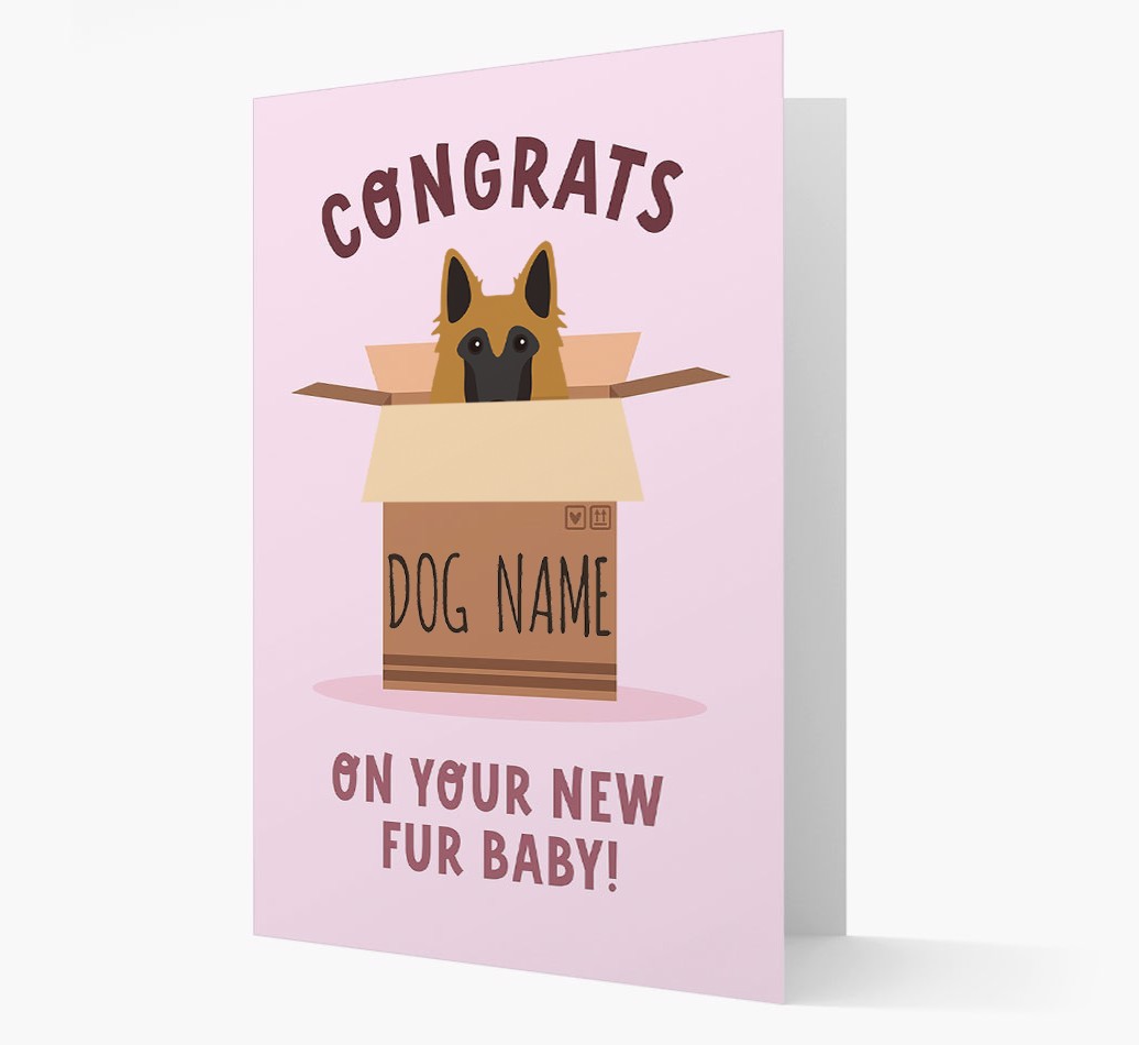 Congrats On Your New Fur Baby: Personalised {breedFullName} Card