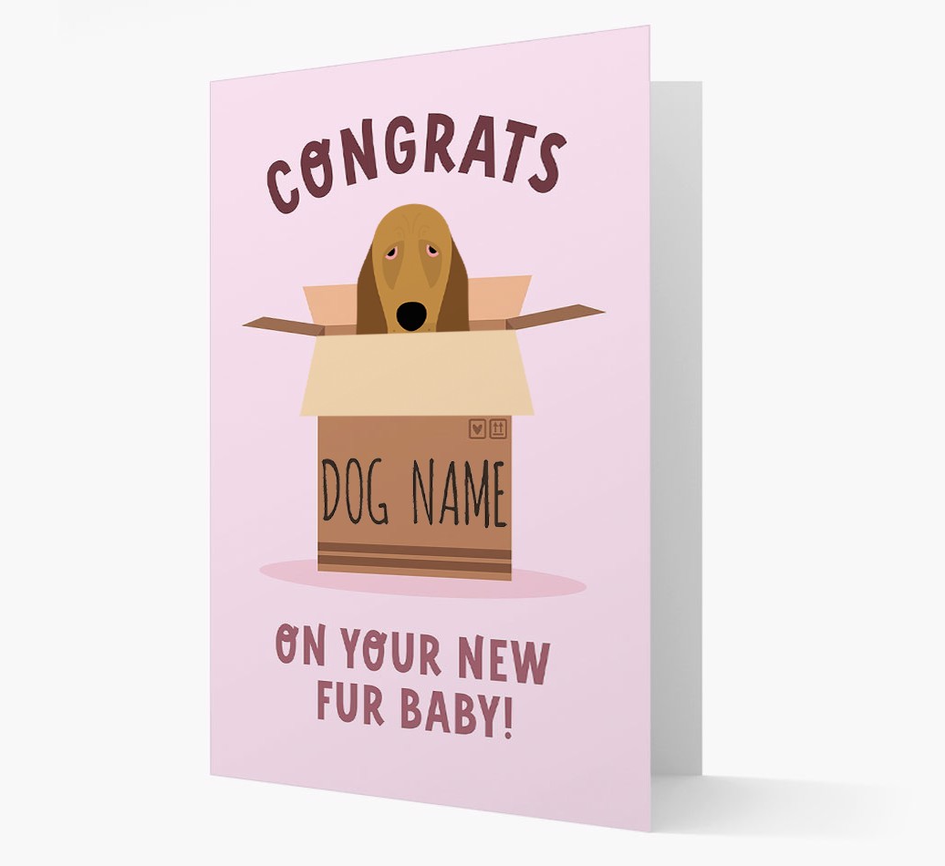 Congrats On Your New Fur Baby: Personalised {breedFullName} Card
