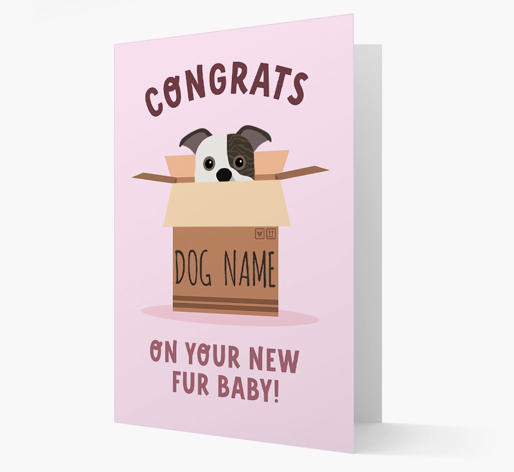 Congrats On Your New Fur Baby: Personalised {breedFullName} Card