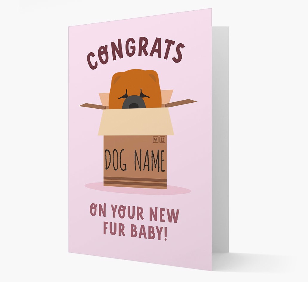 Congrats On Your New Fur Baby: Personalised {breedFullName} Card