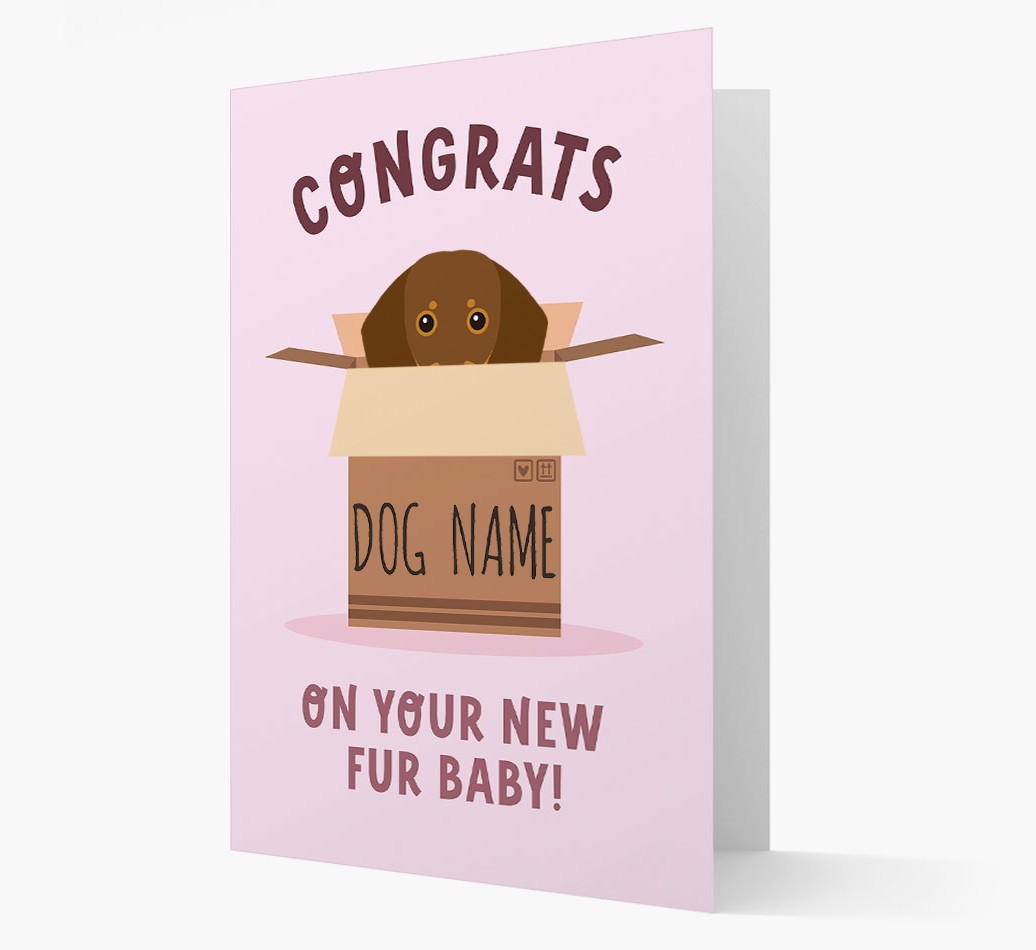 Congrats On Your New Fur Baby: Personalised {breedFullName} Card