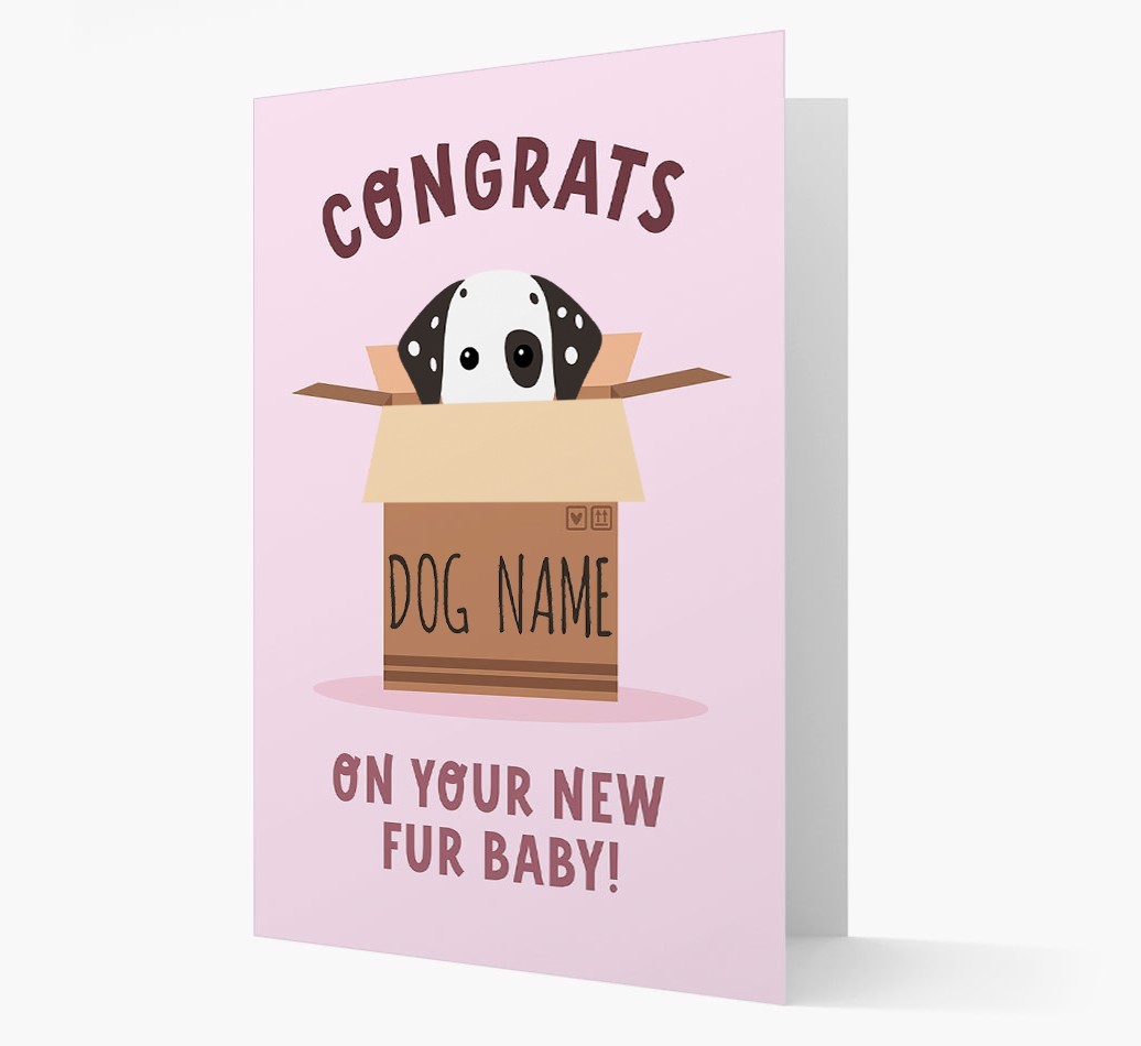 Congrats On Your New Fur Baby: Personalised {breedFullName} Card