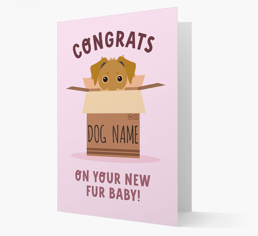 Congrats On Your New Fur Baby: Personalised {breedFullName} Card