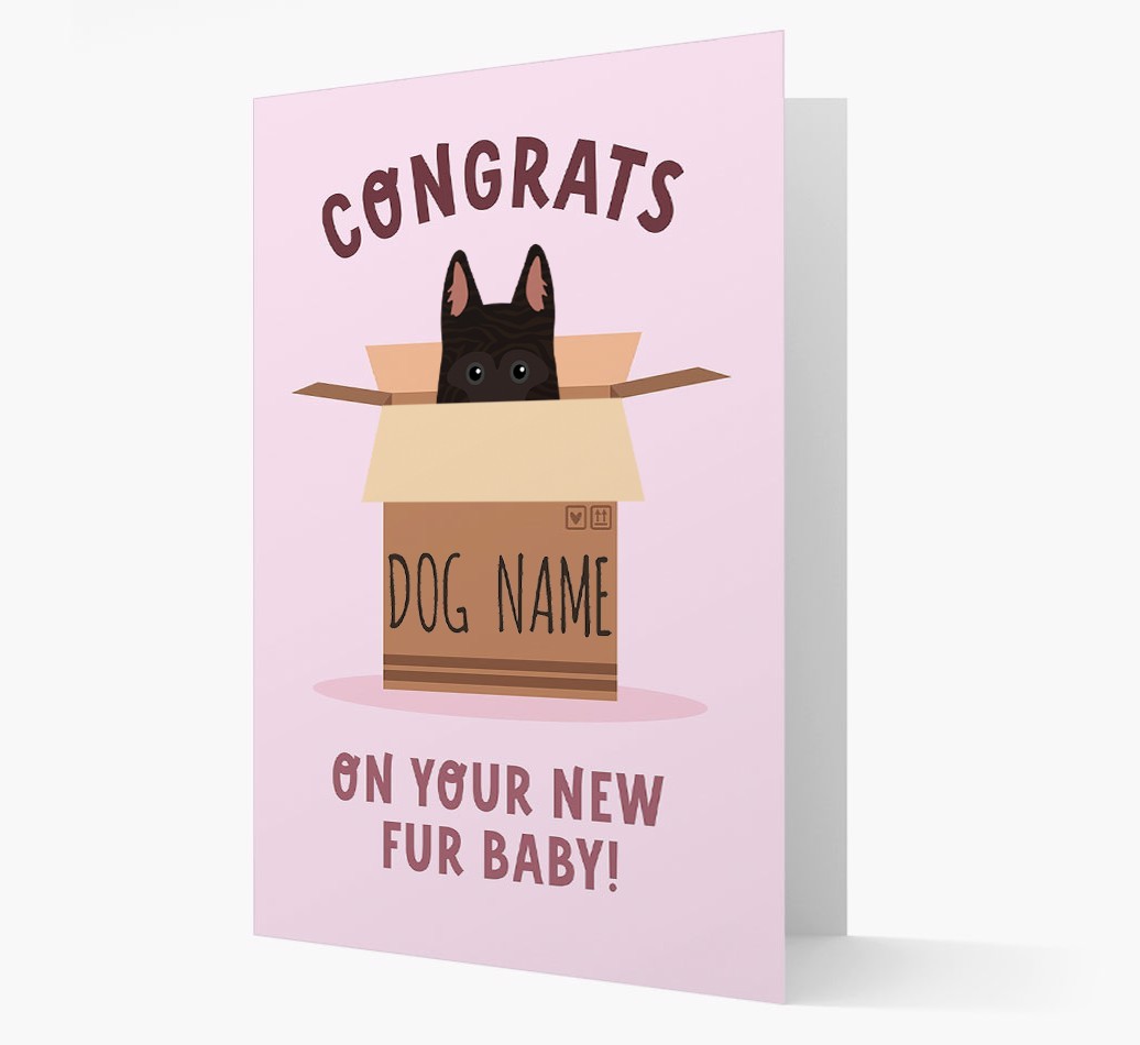 Congrats On Your New Fur Baby: Personalised {breedFullName} Card