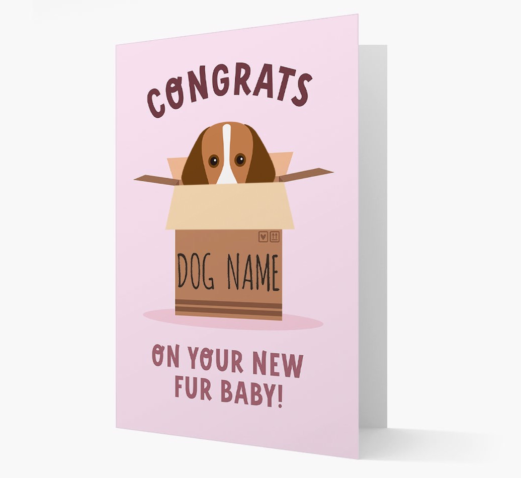 Congrats On Your New Fur Baby: Personalised {breedFullName} Card