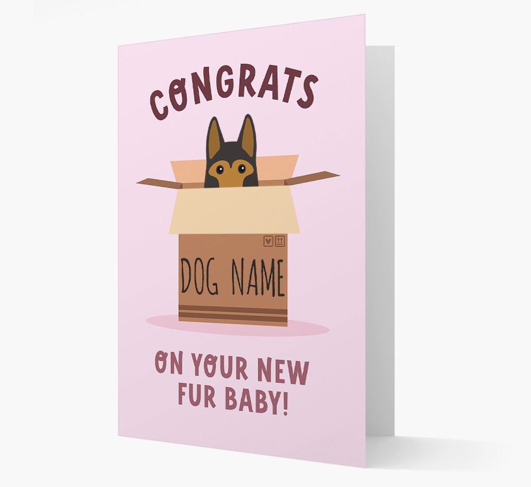 Congrats On Your New Fur Baby: Personalised {breedFullName} Card