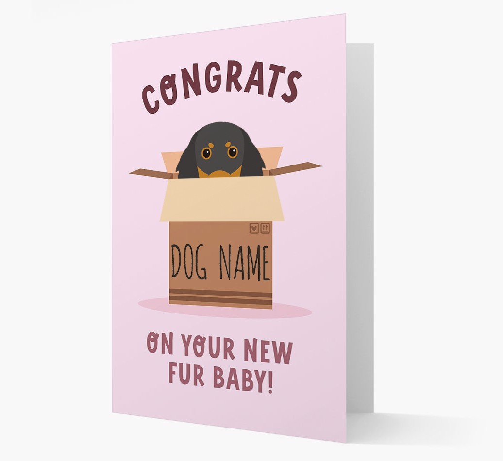 Congrats On Your New Fur Baby: Personalised {breedFullName} Card