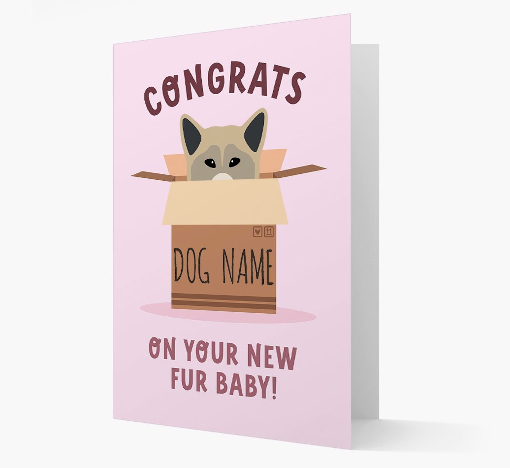 Congrats On Your New Fur Baby: Personalized {breedFullName} Card