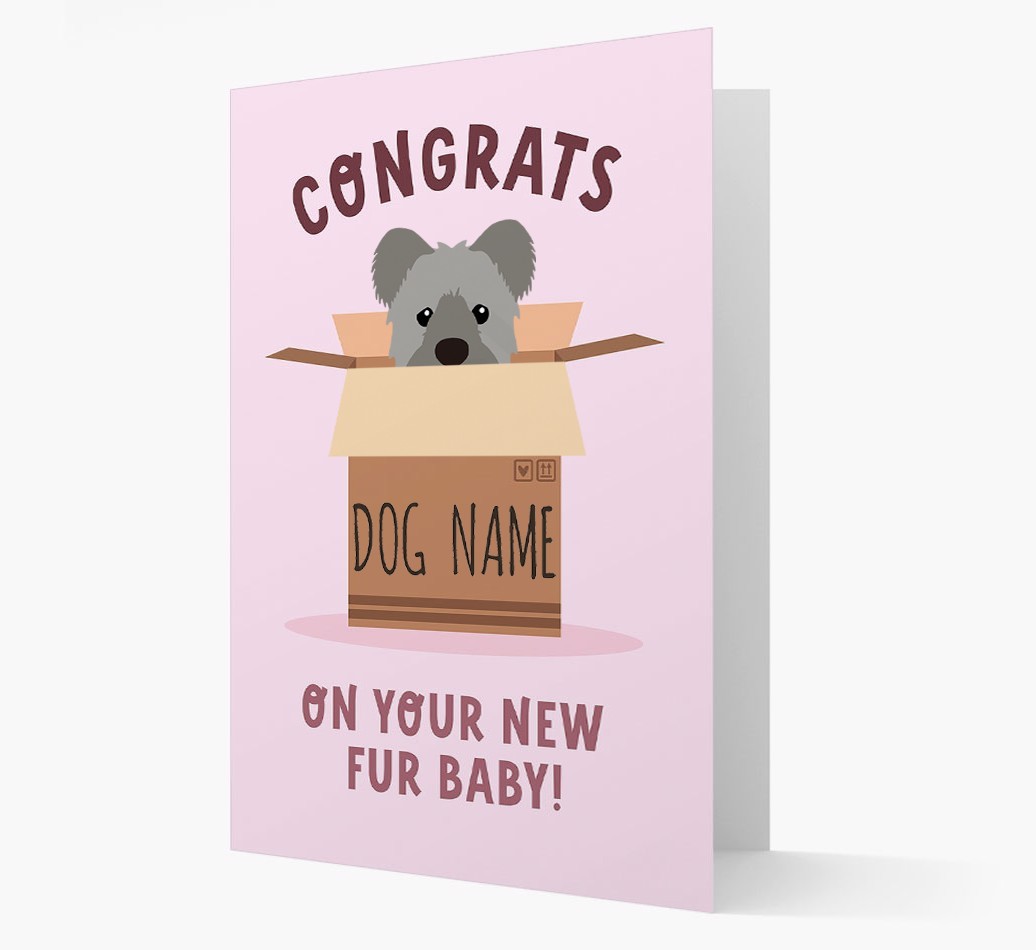 Congrats On Your New Fur Baby: Personalised {breedFullName} Card