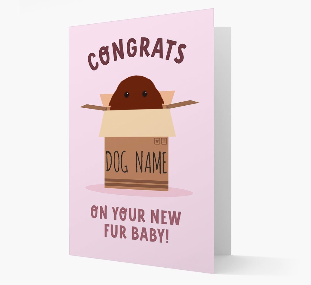 Congrats On Your New Fur Baby: Personalised {breedFullName} Card