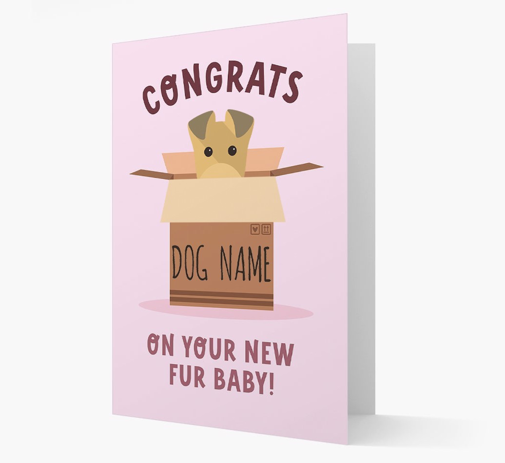 Congrats On Your New Fur Baby: Personalised {breedFullName} Card