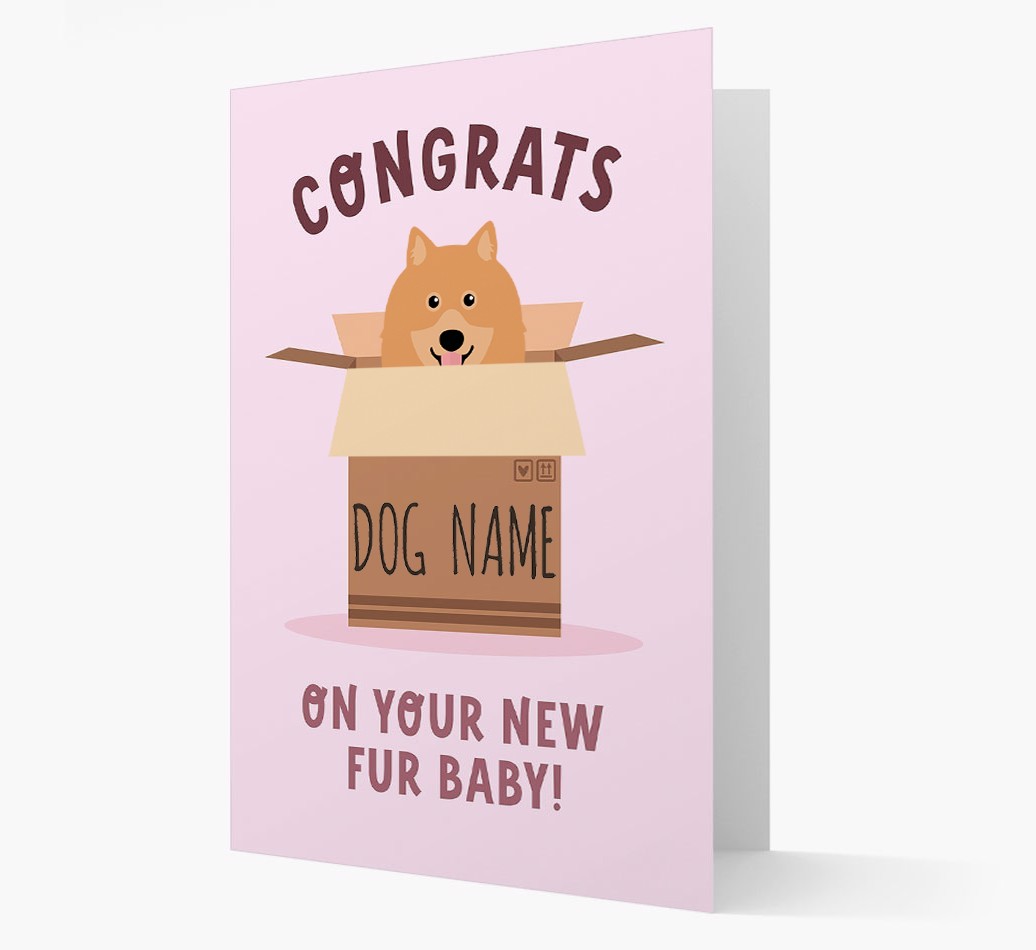Congrats On Your New Fur Baby: Personalised {breedFullName} Card