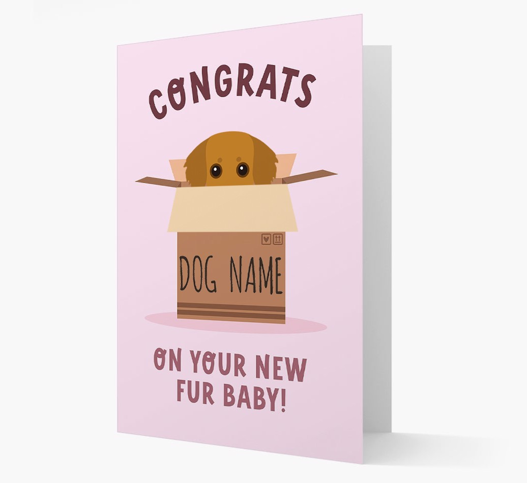 Congrats On Your New Fur Baby: Personalised {breedFullName} Card