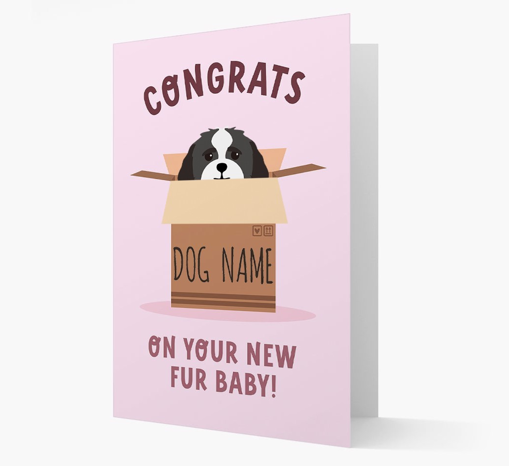 Congrats On Your New Fur Baby: Personalised {breedFullName} Card