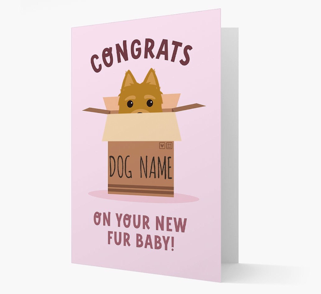 Congrats On Your New Fur Baby: Personalised {breedFullName} Card