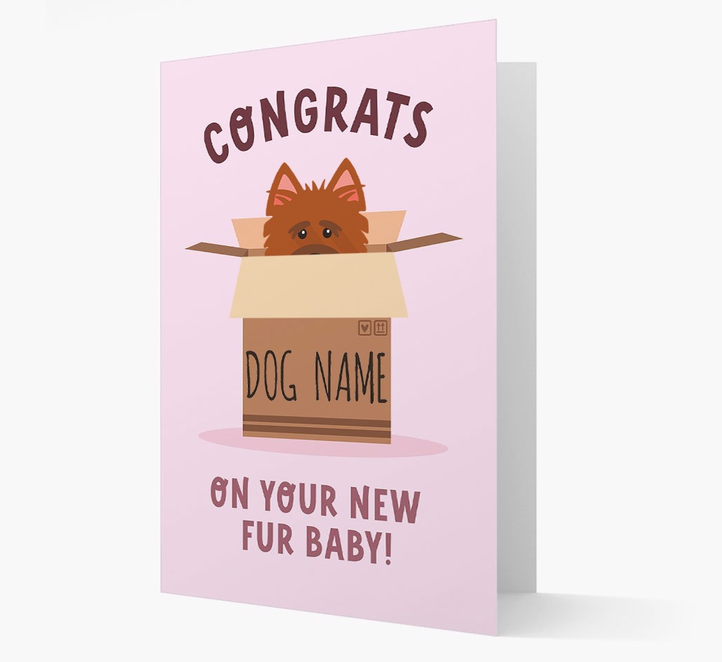 Congrats On Your New Fur Baby: Personalised {breedFullName} Card