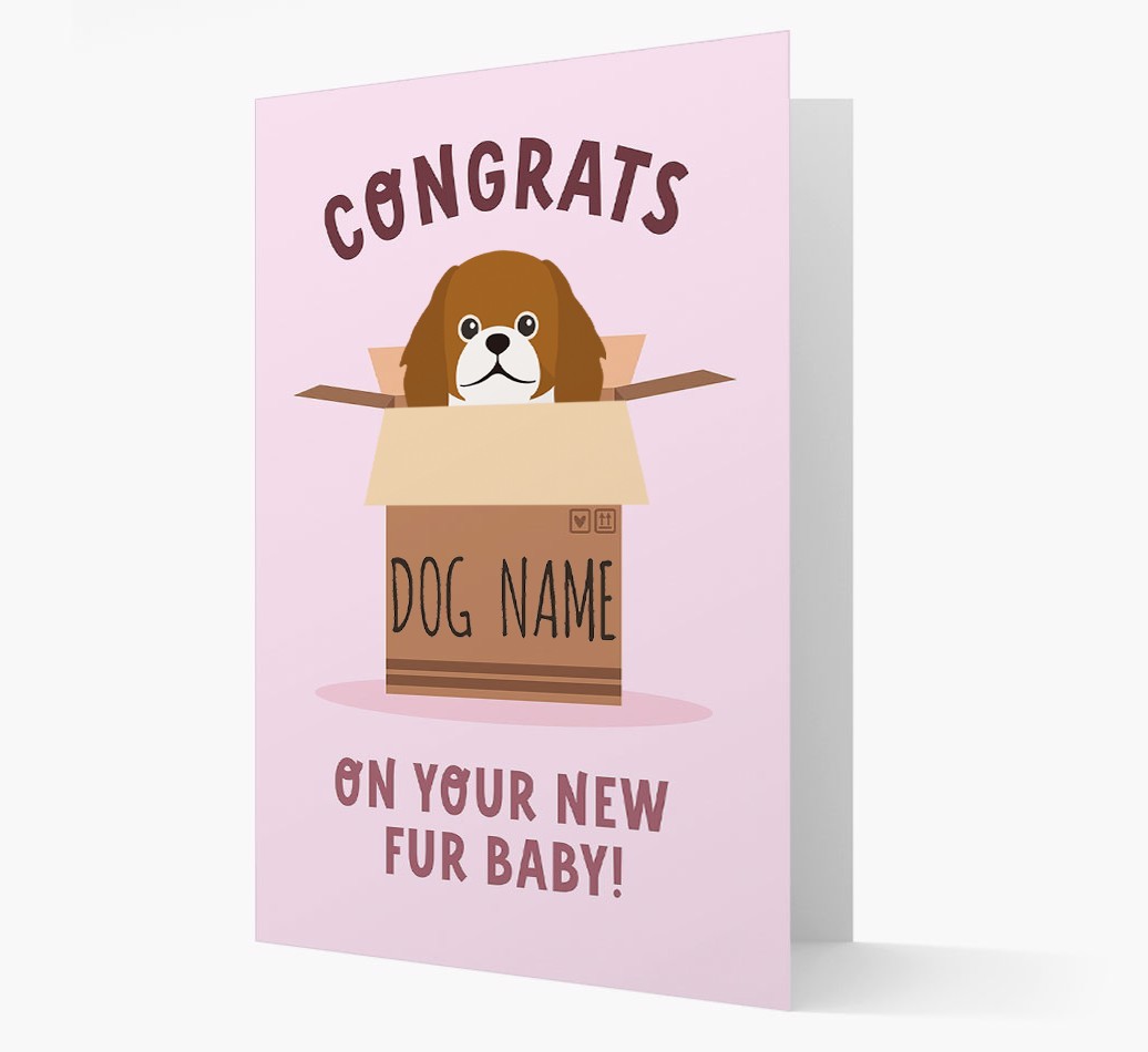 Congrats On Your New Fur Baby: Personalised {breedFullName} Card