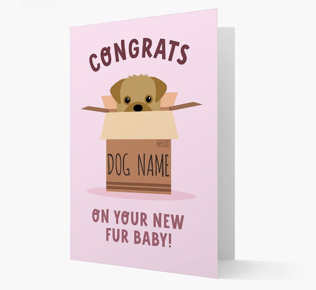 Congrats On Your New Fur Baby: Personalised {breedFullName} Card