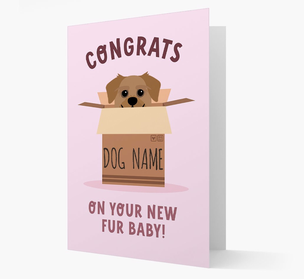 Congrats On Your New Fur Baby: Personalised {breedFullName} Card