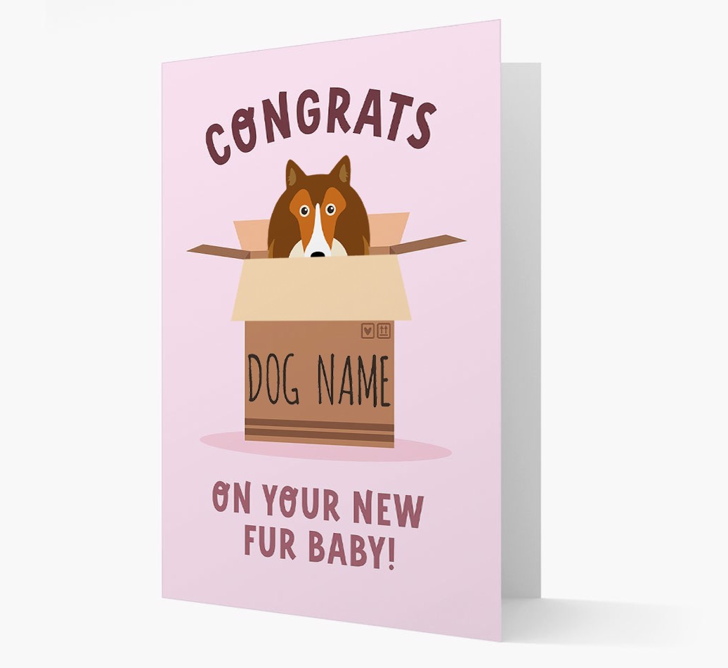 Congrats On Your New Fur Baby: Personalised {breedFullName} Card