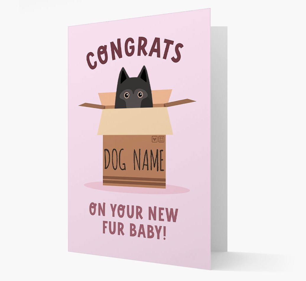 Congrats On Your New Fur Baby: Personalised {breedFullName} Card