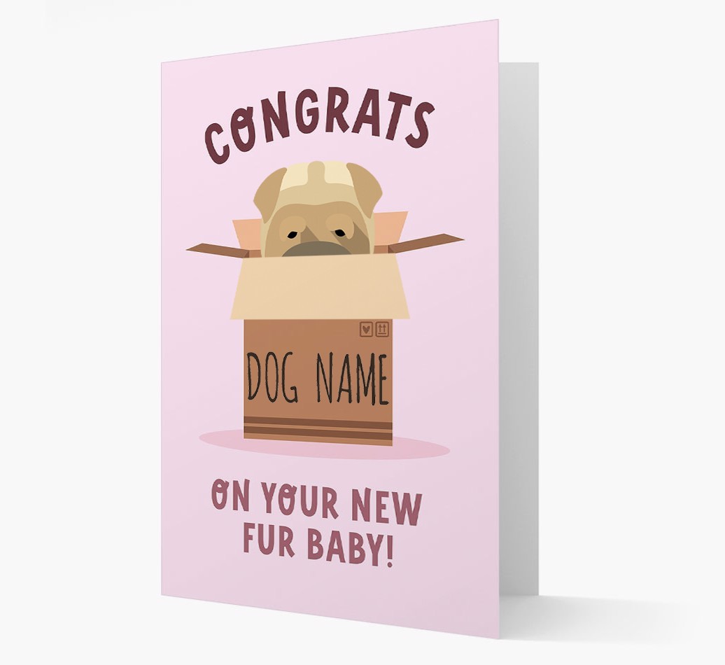 Congrats On Your New Fur Baby: Personalised {breedFullName} Card