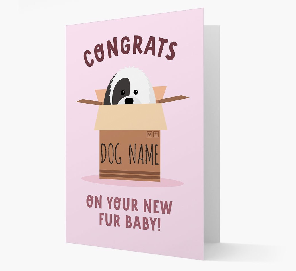 Congrats On Your New Fur Baby: Personalised {breedFullName} Card