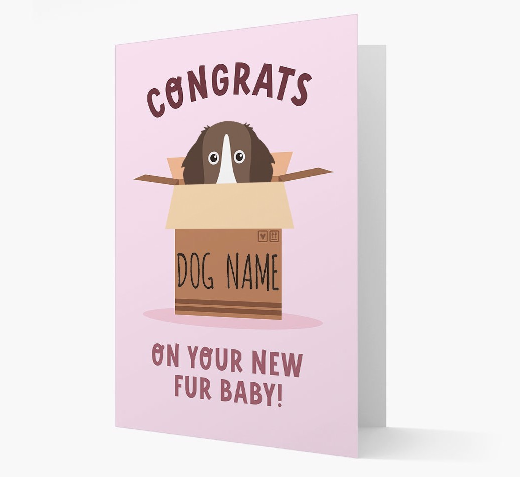 Congrats On Your New Fur Baby: Personalised {breedFullName} Card