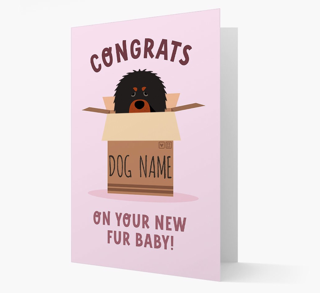 Congrats On Your New Fur Baby: Personalised {breedFullName} Card