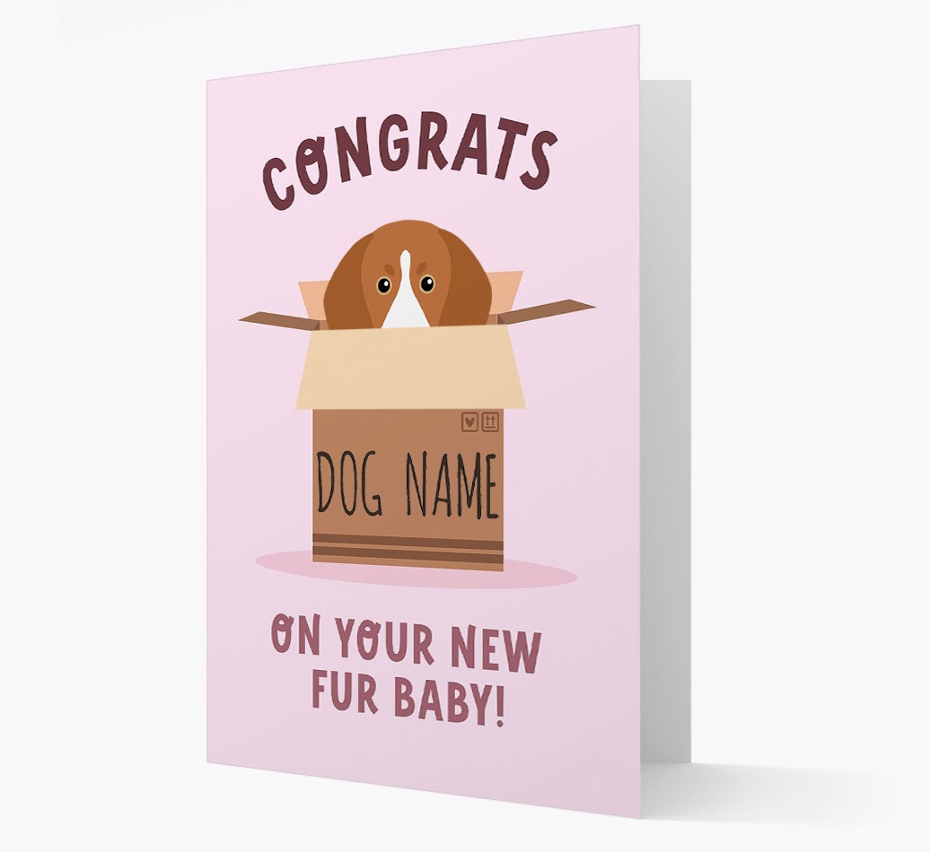 Congrats On Your New Fur Baby: Personalised {breedFullName} Card