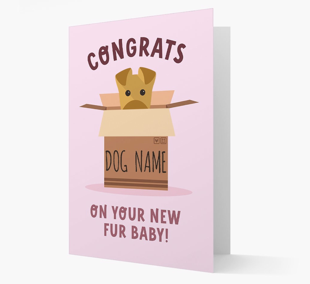 Congrats On Your New Fur Baby: Personalised {breedFullName} Card
