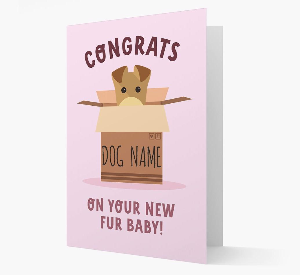 Congrats On Your New Fur Baby: Personalized {breedFullName} Card