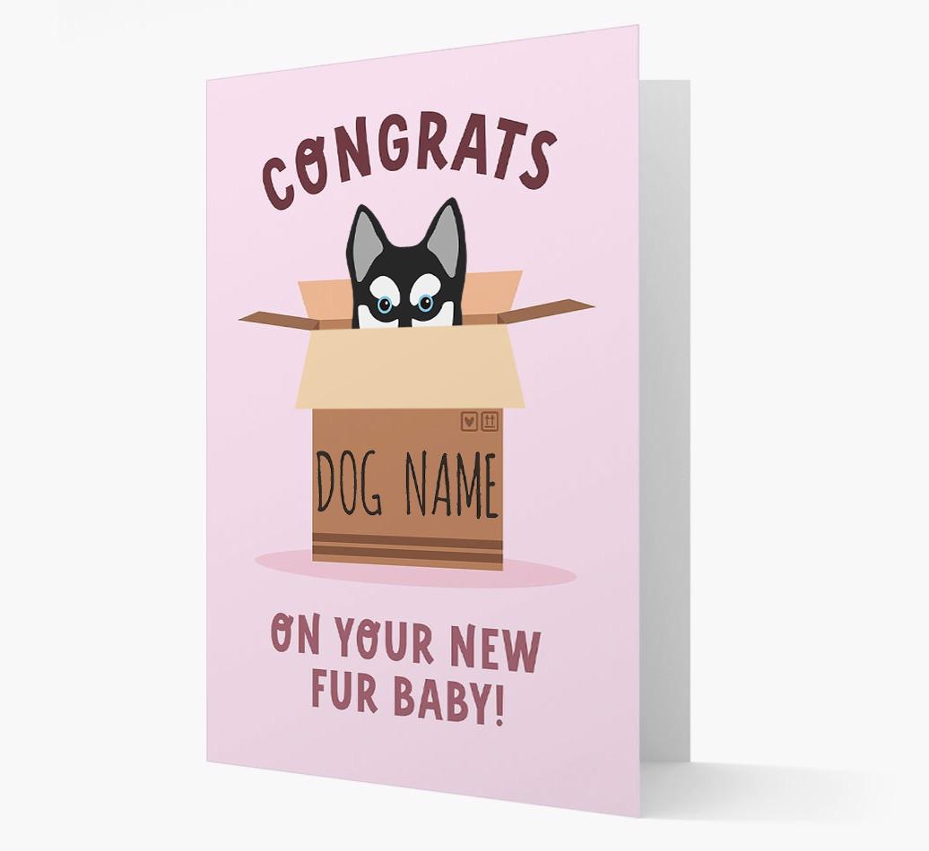 Congrats On Your New Fur Baby: Personalized {breedFullName} Card