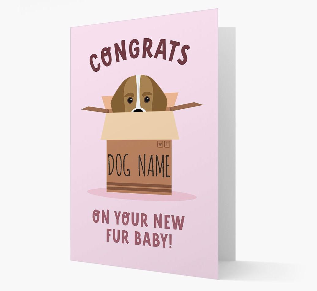 Congrats On Your New Fur Baby: Personalized {breedFullName} Card