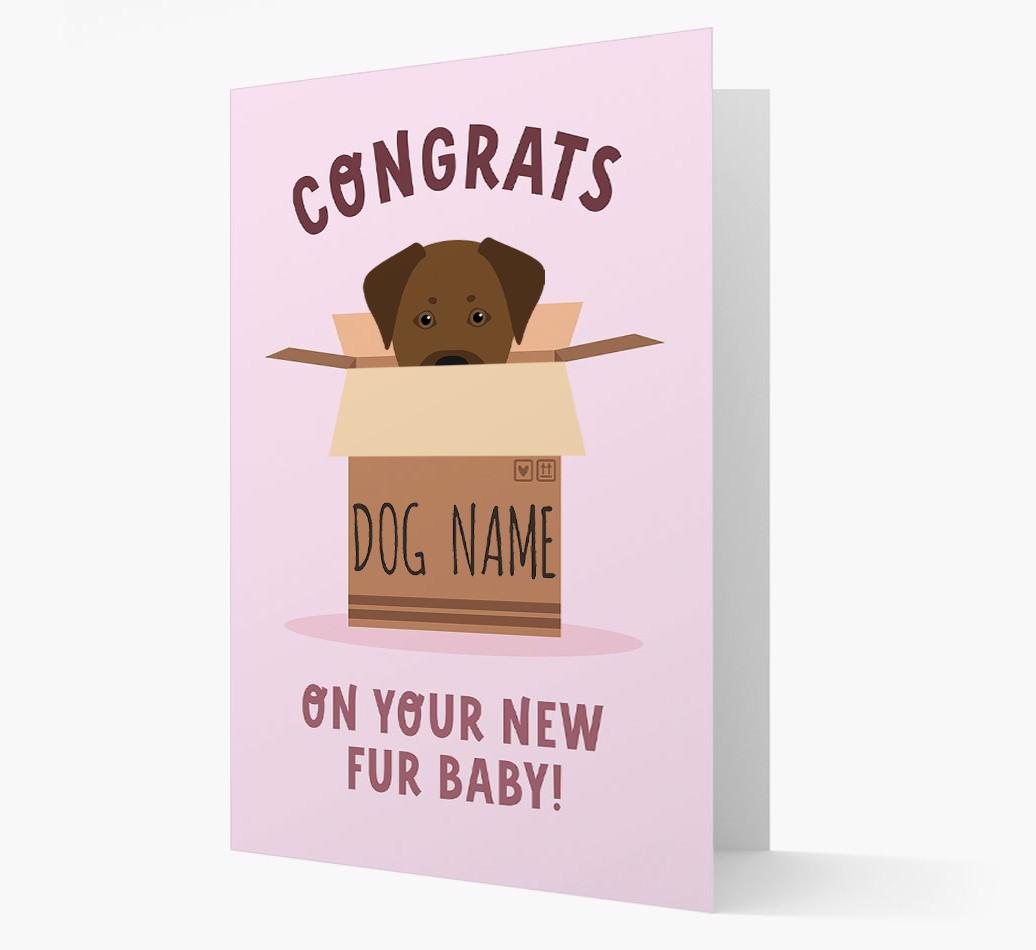 Congrats On Your New Fur Baby: Personalized {breedFullName} Card