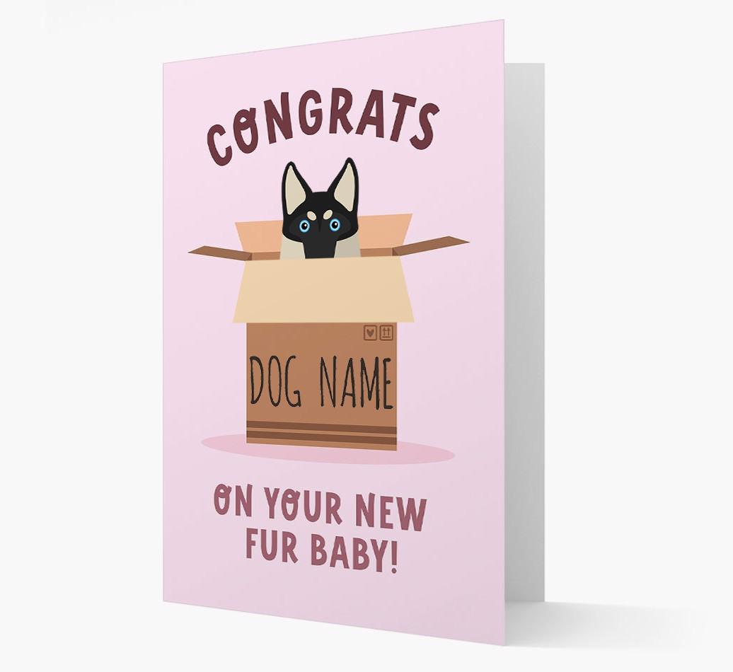 Congrats On Your New Fur Baby: Personalized {breedFullName} Card