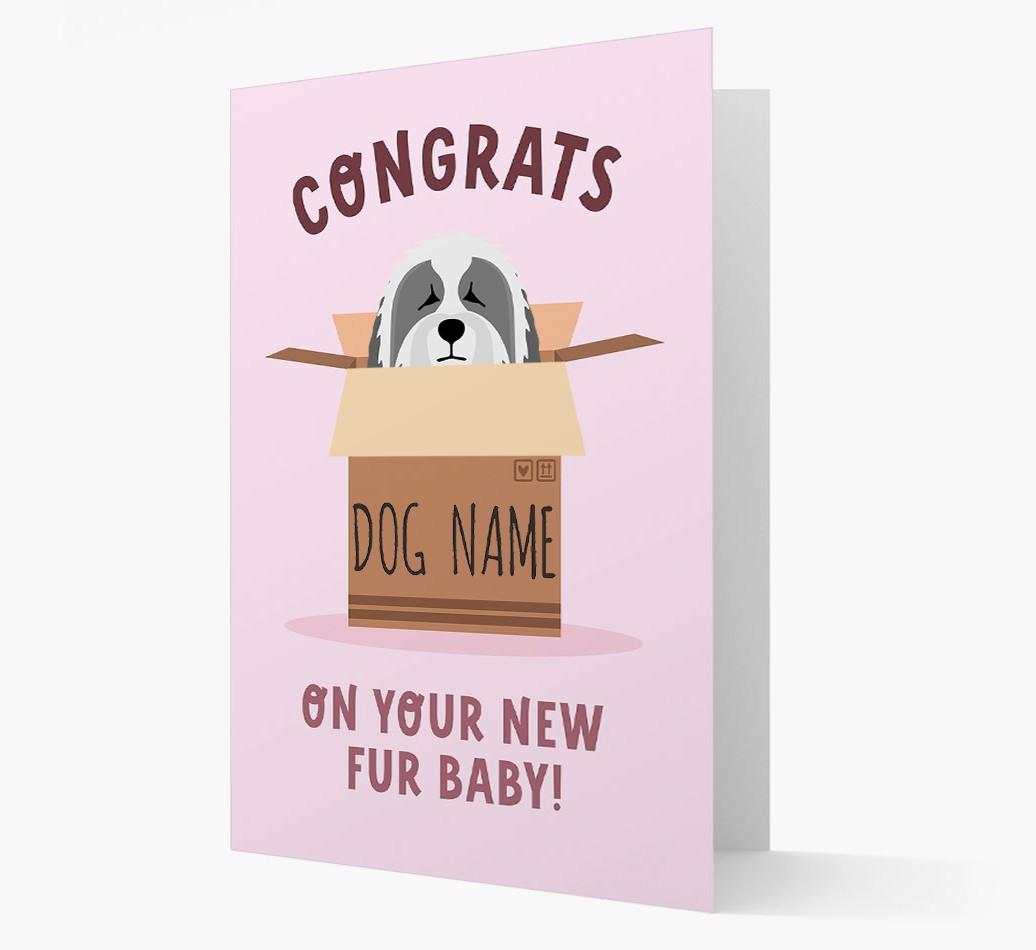 Congrats On Your New Fur Baby: Personalized {breedFullName} Card