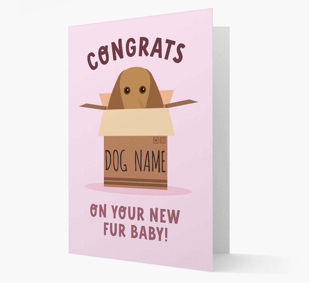 Congrats On Your New Fur Baby: Personalized {breedFullName} Card