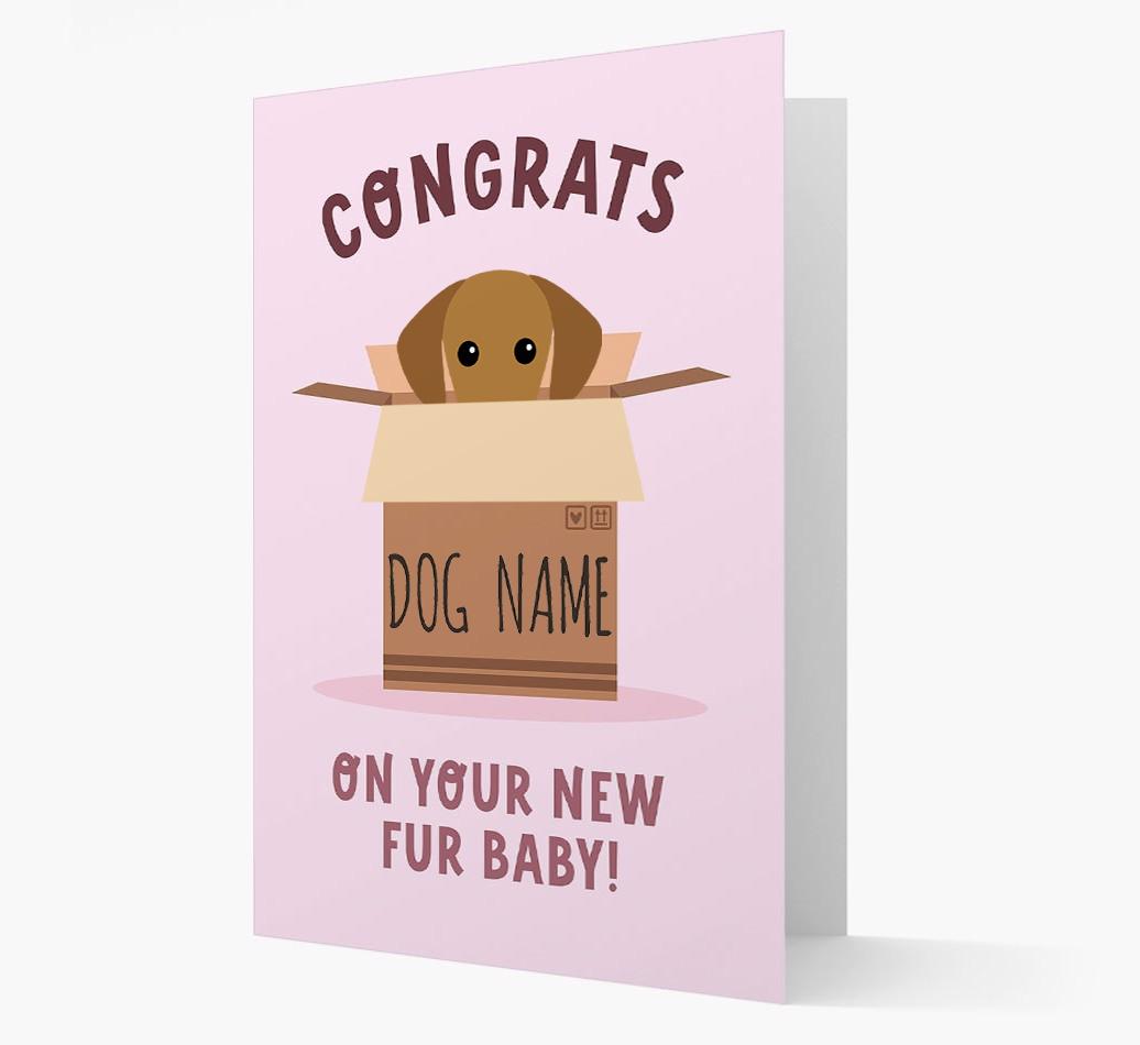 Congrats On Your New Fur Baby: Personalized {breedFullName} Card